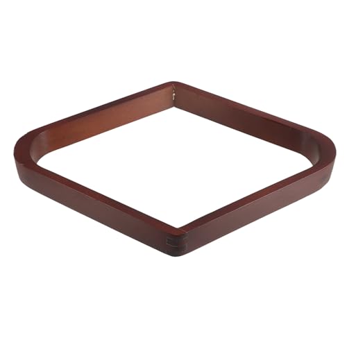 Billiard Ball Rack Triangle Wooden Frame Brown Pool Table Ball Storage Rack Billiard Accessories for Game Room Use