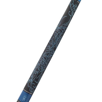 CUESOUL 19oz Pool Cue with Black case,13mm Tip,58inches Mythological Symbols Pattern 4 Styles - color: White Tiger