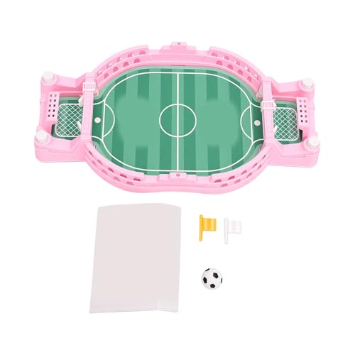 Success Soccer Game Board, Parent Child Interactive Foosball Tabletop, Mini Football Game for Kids Ages 3+ Years Old, Portable Travel Toy for Family Bonding - color: Pink