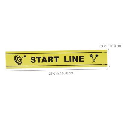 YARNOW Darts Throwing Line Marker Durable Ground Notice Line for Dart Players Floor Sticker for Easy Gameplay and Enhanced Accuracy Game Accessory for Parties and Enthusiasts