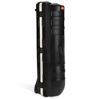 SKB Staff ATA Hard Shell Plastic Golf Travel Case for Cart Bags with 2 Wheels - Heavy-Duty Rolling Club and Driver Carrier for Airline Transport, Impact-Resistant with TSA Locking Latches - size: X-Large
