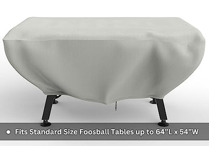 KETTLER Universal Indoor/Outdoor Foosball Table Cover, 500 Denier and 300 GSM for High Durability, UV Resistance, and Weather Resistance