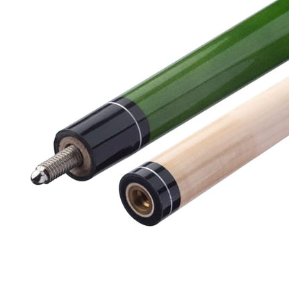 Viper Elite 58" 2-Piece Billiard/Pool Cue - color: Evergreen, size: 18-Ounce