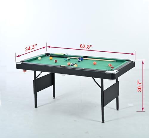 3 in 1 Multi Game Table,Convertible Pool Table, Table Tennis & Board Game Center, with Easy Assembly, Durable Kid-Safe Design, for Family Game Night & Indoor Entertainment