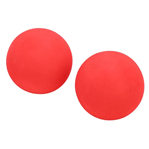 Drfeify EVA Foam Balls, 10pcs 65mm Soft Practice Balls with High Hit and Abrasion Resistance for Indoor Outdoor Training, Kids and Pets Play - color: Red