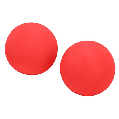 Drfeify EVA Foam Balls, 10pcs 65mm Soft Practice Balls with High Hit and Abrasion Resistance for Indoor Outdoor Training, Kids and Pets Play - color: Red