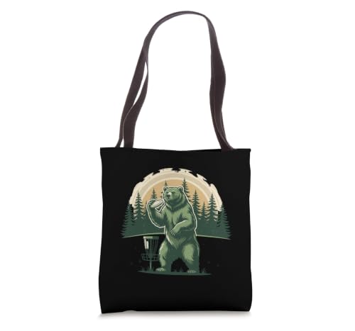 Disc Golf Basket Disc Golfer Frolfing Disc Golf Player Tote Bag