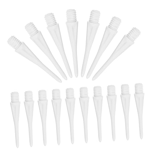 VICASKY Soft Head Points Needle with Tip Accessories Replacement Soft Needles Parts Supplies Flight Heads - color: White