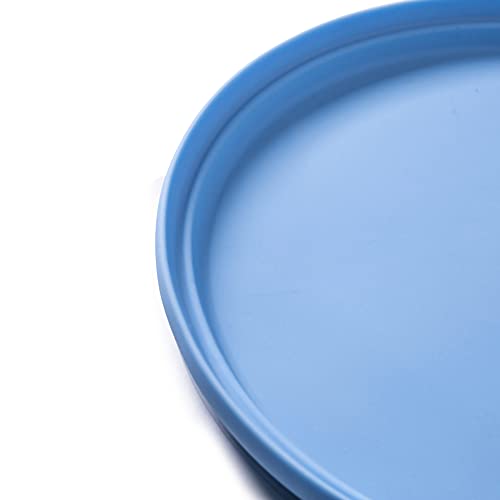 Bigjigs Toys Frisbee Flying Disc (Powder Blue) - Silicone Frisbee for Kids, Quality Flying Saucers, Beach Toys & Garden Toys, Holiday Toys for Toddlers - color: Powder Blue