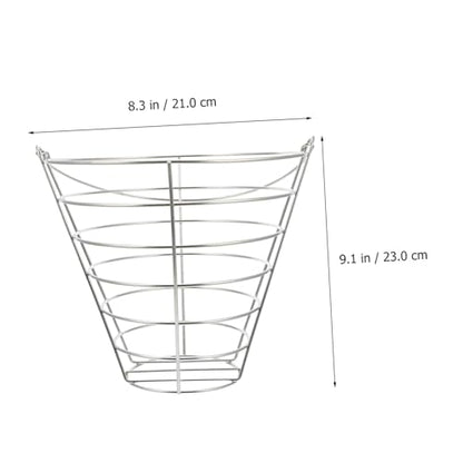 Metal Golf Ball Basket with Handle Iron Storage Container Holds Balls for Driving Ranges Clubs Practice Sessions and Home Use