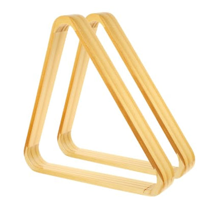 Kisangel 2pcs Solid Wood Pool Triangle Rack Billiard Holder for Accurate Setup and Smooth Essential Pool Table Accessory for Snooker