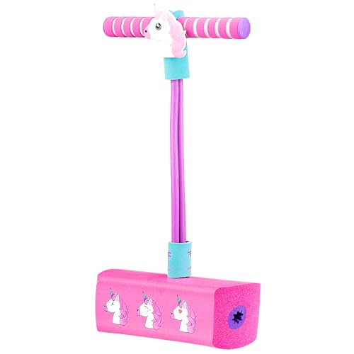 Flybar My First Foam Pogo Jumper for Kids Fun and Safe Pogo Stick for Toddlers, Durable Foam and Bungee Jumper for Ages 3 and up, Supports up to 250lbs (Unicorn) - color: Unicorn