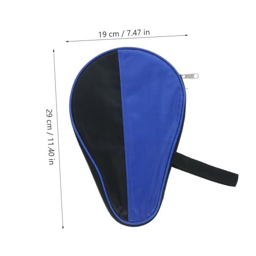 Happyyami Portable Table Tennis Paddle Cover Bag Durable Storage Case for Paddle Balls Compact Organizer for Players Use
