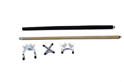 Pool/Billiards Bridge Stick with Removable Bridge Head, Billiards Pool Cue Accessory