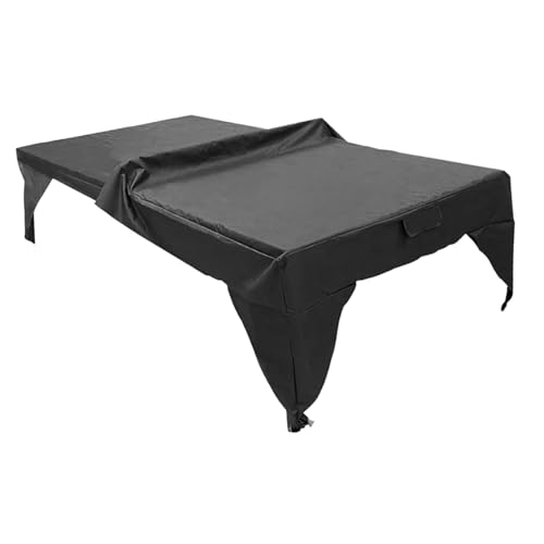Waterproof, Rainproof Table Tennis Table Cover, Black - color: Black