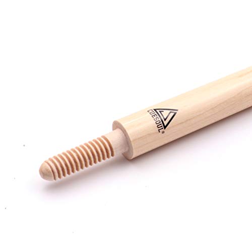 CUESOUL 3 Cushion Carom Billiard Cue Red 56inch Weight 18oz,Wooden Joint System - color: K-Gentle