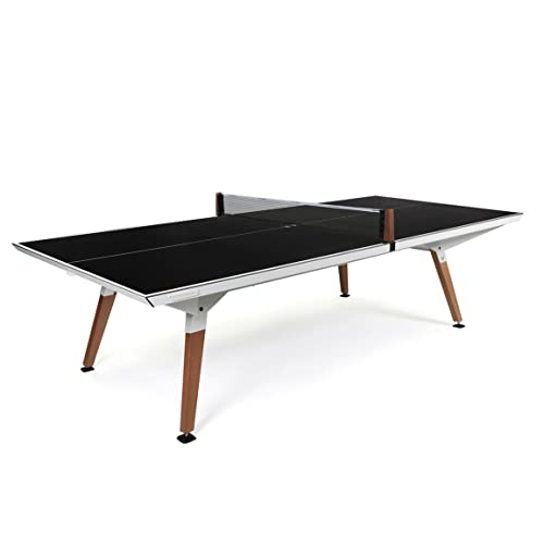 CORNILLEAU - Origin Outdoor Table - Design Ping-Pong Table - Made in France - Convertible - White - style: Fabric net - Tabletop Ping pong