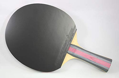 Butterfly Nakama S-7 Table Tennis Racket – Professional ITTF Approved Butterfly Ping Pong Paddle – Sapphira Table Tennis Rubber and Thick Sponge Layer Ping Pong Racket – 2 Ping Pong Balls Included