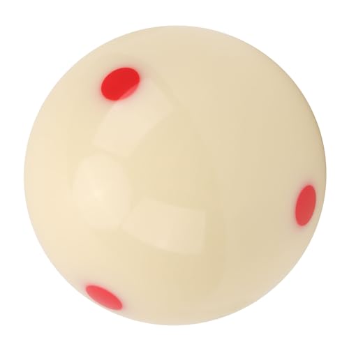 57.2mm DotSpot Cue Ball HighQuality Resin Billiard Training Ball for Practice Sessions Gym 1 Piece - color: Red Dot
