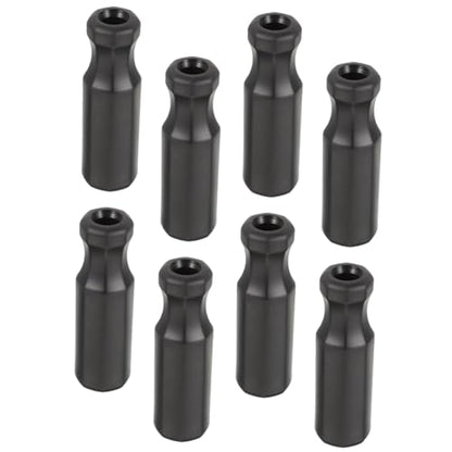 Mikikit 8Pcs Skid TPR Foosball Handles Professional Soccer Table Replacement Grips Ergonomic Design for Enhanced Play Compatible with Foosball Machines