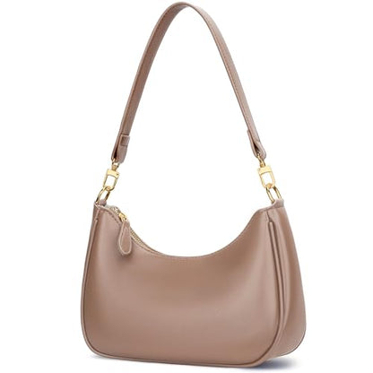KKXIU Shoulder Bag for Women Cute Hobo Purses and Handbags Retro Clutch Underarm Purse | Cute - color: Khaki2