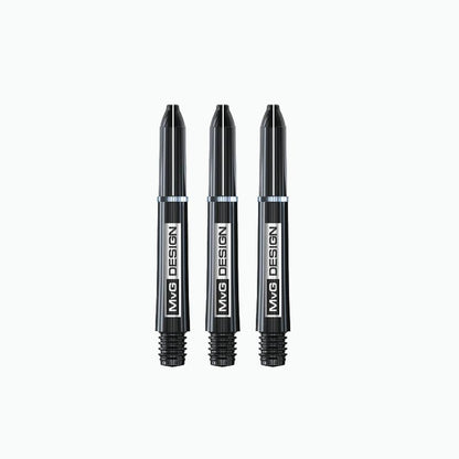 Winmau - Dart Stems Collection - Dart Shafts Multipack 5 Sets Per Pack (15 in Total) - Professional Darts Accessories and Sizes - Suitable for Steel Tip and Soft tip - style: MvG Signature