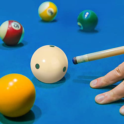 GSE Games & Sports Expert Billiard Practice Training Cue Ball, AAA-Grade PRO Cup Standard Pool Billiard Cue Ball (6 oz 2-1/4" Several Colors Available) - color: Red & Green
