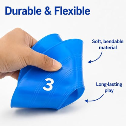 Blue Chipping Mat for Short Game, 30x30x150cm Portable Target with Carry Bag, Fun Games for Indoor and Outdoor Use, 9-Bucket Set - style: 9-bucket set