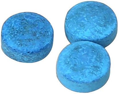 50pcs/lot 9mm/10mm/11mm/12mm/13mm Blue Billiard Pool Cue Tips Hardness in M Billiard Snooker Cue Stick Tip Billiard Accessories Master Tip for Black Ball Club (Blue, 9mm) - size: 9mm