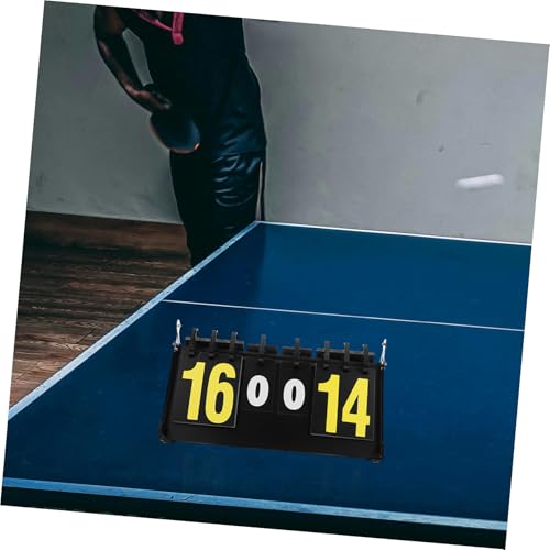 Luxshiny Portable Flip Scoreboard for Basketball and Softball, Reusable Competition Score Keeper with Desktop Tabletop Design for Sports and Coaching Use