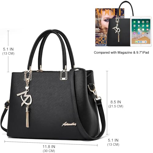 Womens Purses and Handbags Shoulder Bags Ladies Designer Top Handle Satchel Tote Bag - color: Blue Green
