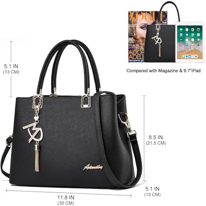Womens Purses and Handbags Shoulder Bags Ladies Designer Top Handle Satchel Tote Bag - color: Light Green