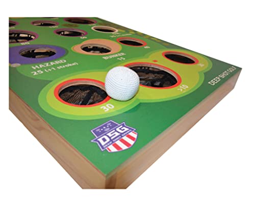 Two-Game Set - Basketball + Golf Bean Bag Toss Games by DEEP SHOT Games
