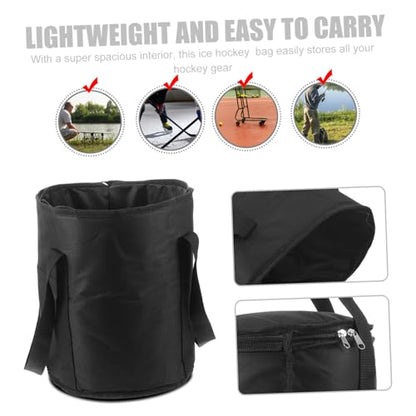 Holibanna Waterproof Polyester with Large Capacity Ice Hockey Equipment Bag Hockey Equipment Accessories Organizer Easy to Carry and Quick Access for Balls and Small Accessories for Games