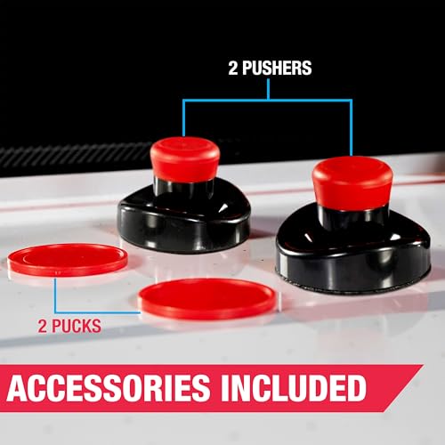 MD Sports Air Hockey Table with Arcade Electronic Scorer, Perfect for Family Game Rooms - style: 5 Ft. Arcade