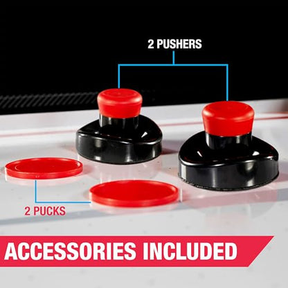 MD Sports Air Hockey Table with Arcade Electronic Scorer, Perfect for Family Game Rooms - style: 5 Ft. Arcade