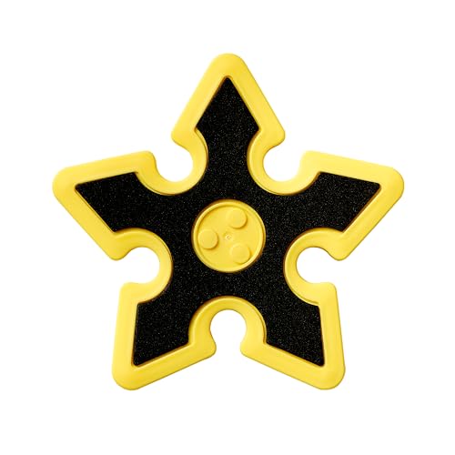 EastPoint Foam Throwing Stars - Pack of 8, Blue & Yellow - Safe Foam Design for Outdoor Games - Lightweight Precision for Axe Throwing Game - Complete Set for Backyard Fun