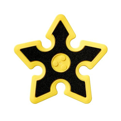 EastPoint Foam Throwing Stars - Pack of 8, Blue & Yellow - Safe Foam Design for Outdoor Games - Lightweight Precision for Axe Throwing Game - Complete Set for Backyard Fun