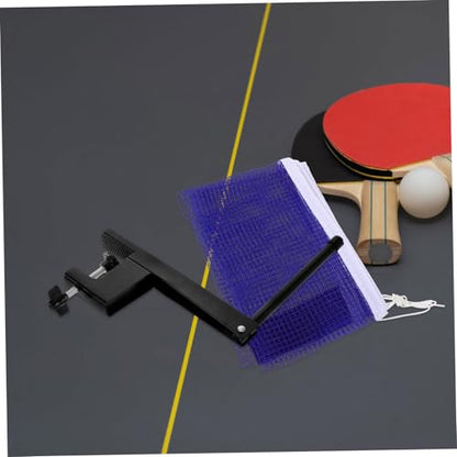 Happyyami Table Tennis Net Set Elastic Mesh Net for Play Game Includes Portable Posts for Training and Competition