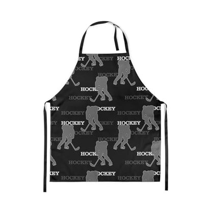 Manfei Ball Sports Kids Kitchen Apron - color: Black Gray