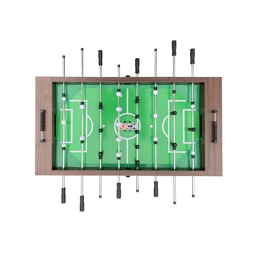 KICK Valkyrie 55" Foosball Table – Professional Full-Size Indoor Game Table - color: Brown