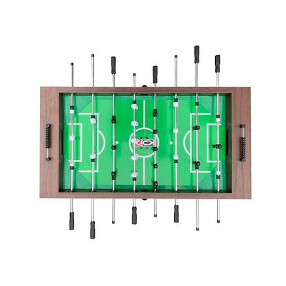 KICK Valkyrie 55" Foosball Table – Professional Full-Size Indoor Game Table - color: Brown