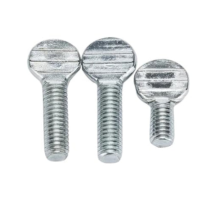U-Bolts 5Pcs M5 Carbon steel Ping pong racket Galvanized Screws thumb Wave board Flat head ball beat Handle screw bolt 8mm-25m(M5x12mm (5pcs)) - color: M5x12mm (5pcs)