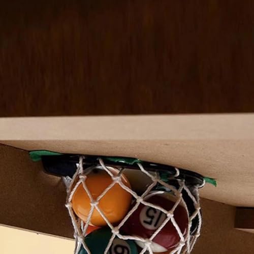 Colaxi Mini Pool Table Billiards Game Table Triangle Rack Pool Toys Tabletop Games for Party Easy Storage Players Traveling Home Use