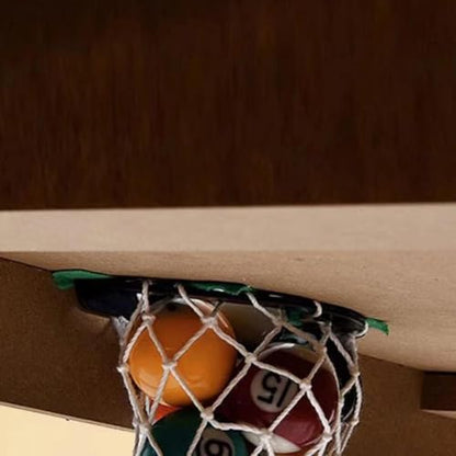 Colaxi Mini Pool Table Billiards Game Table Triangle Rack Pool Toys Tabletop Games for Party Easy Storage Players Traveling Home Use