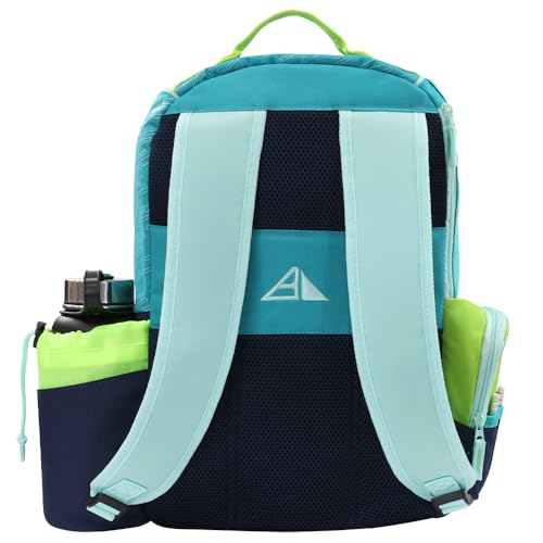 Axiom Discs Shuttle Disc Golf Backpack Bag (Choose Your Style and Color) - color: Mint/Dark Aqua, style: With Velcro Side Panel