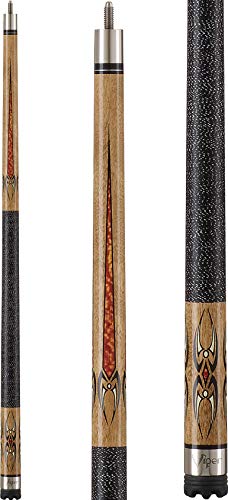 Viper by GLD Products Sinister 58" Pool Cue - color: Natural Ash with Black, size: 21 Ounce