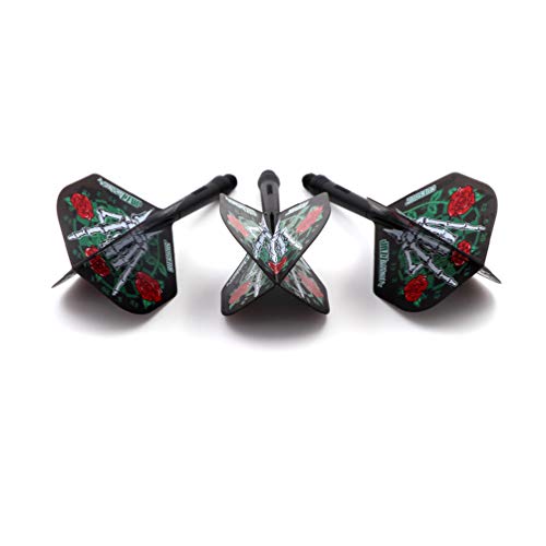 CUESOUL Jazz-Metal ROST Integrated Dart Shaft and Flights Standard Shape,Set of 3 pcs - color: CS-JMAK51XSMG