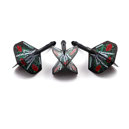 CUESOUL Jazz-Metal ROST Integrated Dart Shaft and Flights Standard Shape,Set of 3 pcs - color: CS-JMAK51XSMG