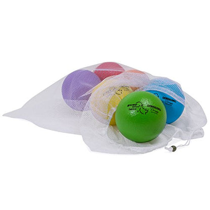 Champion Sports Rhino Skin Dodgeball Set – 6 Soft Foam Balls with Durable Coating, 6" or 7" for Gym, Playground Play - style: 6" Set of 6